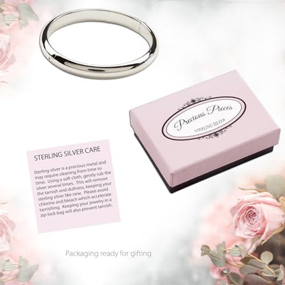 Precious Pieces Personalized 14K Gold-Plated Baby Bangle Bracelet Gift for Infant, Toddler, Kids, Teens or Women Bracelet, Custom Jewelry with Engraved Name - style: Etched (Child SM-0 - 6 months)