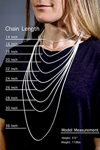 14k Gold Diamond-Cut Solid Figaro Pave Chain Link - size: Length 22 Inches, style: 14k 3.8mm (Yellow)