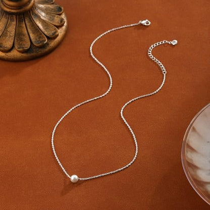 Charm Necklaces for Women,14k Gold Plated Waterproof Dainty Choker Necklace Summer Seashell Pearl Beach Cute Necklaces Set Fashion Jewelry Gift - style: Pearl 3