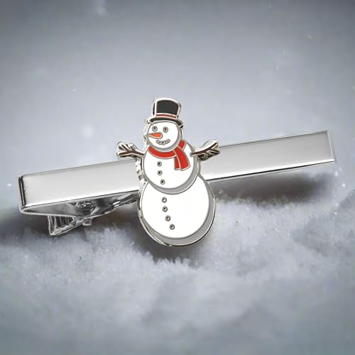 tiemart Tie Bar - style: Snowman