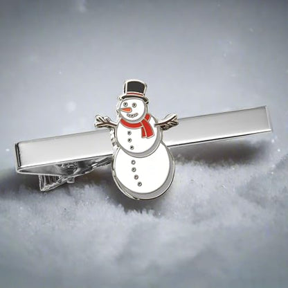 tiemart Tie Bar - style: Snowman