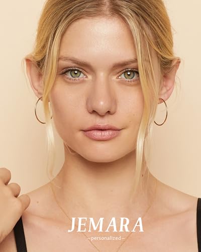 JEMARA Gold Hoop Earrings for Women Hypoallergenic Stainless Steel Large Thin Gold Hoop Earrings Lightweight Big Hoops Aretes de Acero Inoxidable para Mujer 30/40/50/60MM - color: Gold-40mm