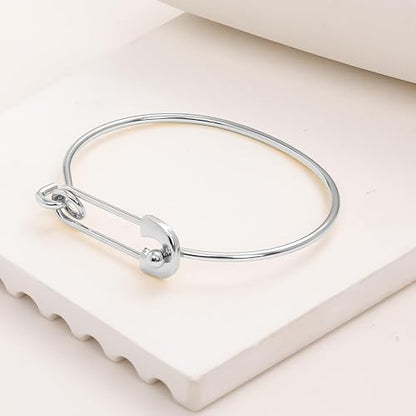925 Sterling Silver Bracelet Plated Cuff Bangle Bracelet Fashionable Multi-layer Cross Wire Bangle Bracelet Open Adjustable Wide Cuff Bracelet for Teen Girls Fashion Jewelry - color: 15