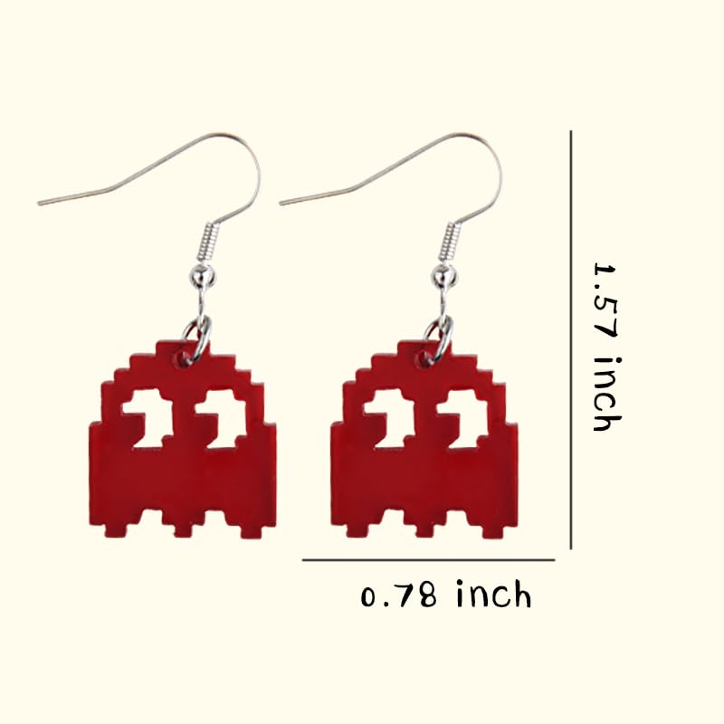 Halloween Earrings Set for Women Geometric Earrings 80s 90s Earrings Halloween Costumes Accessories for Women Halloween Gifts - style: devil