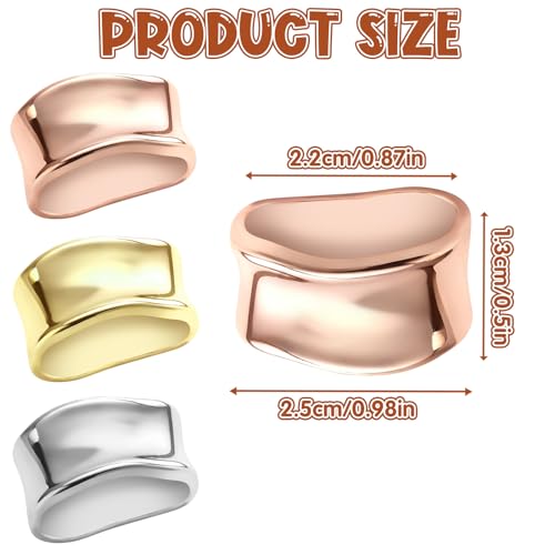 3Pcs Silk Scarf Ring for Women, Alloy Scarf Clips with Gold Silver Rose Gold, Fashion Accessories for Silk Scarves, Stylish Holder Buckle for Wraps