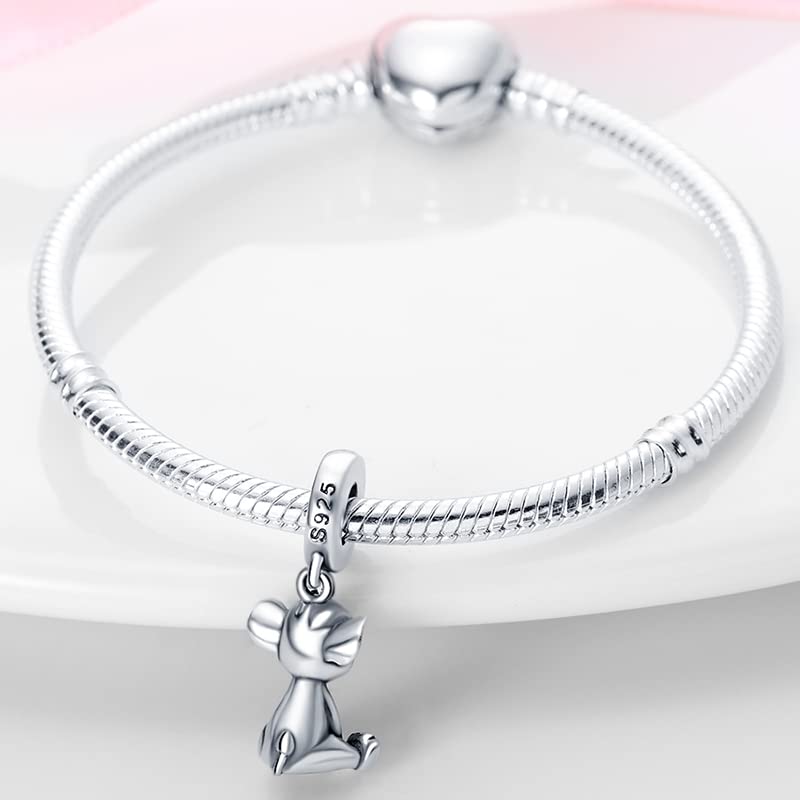 LIGHTDOG 925 Sterling Silver Charms for Bracelets Necklaces Dangle Pendants Beads Charms Fits Pandora Charms Bracelets Jewelry Holidays Gift for Women - style: The Lion King Charm