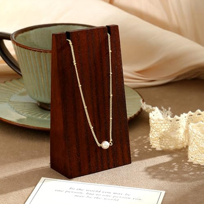 Gold Pearl Necklaces for Women - White Pearls Jewelry Gifts Wedding Bride Bridesmaid Jewelry - color: Gold-Single Pearl Satellite