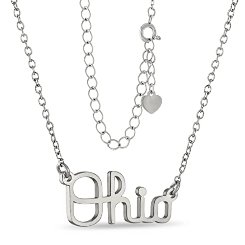 Ohio State Necklace and Earring Set - Dainty Block O Stud Earrings and Script Ohio Necklace Jewelry Set - Hypoallergenic Stainless Steel Jewelry for Women - Graduation Gifts and Ohio State Football Ac
