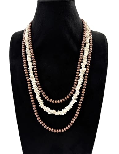 TOPACC Western Jewelry Set for Women Navajo Pearl Necklace Turquoise Cowgirl Accessories for Country Concert Outfit - color: Bronze