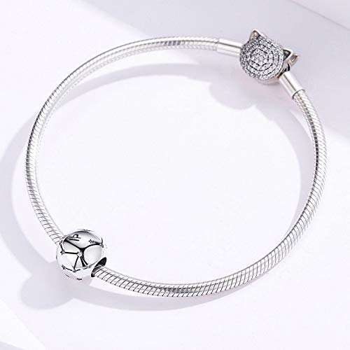 Constellation Charm 925 Sterling Silver Birthstone Bead for Pandora Charms Bracelet-Gift for Anniversary Birthday Christmas Day - color: Libra（9.23-10.23）