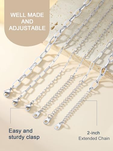 ChainsPro Stainless Steel Waterproof Anklet for Women, Adjustable Non Tarnish Layered Anklets, Trendy Dainty Cuban Link Ankle Bracelet Beach Jewelry Gifts for Swimming & Daily Wear (8.5+2 inches) - style: 3pcs-Style-A-Steel