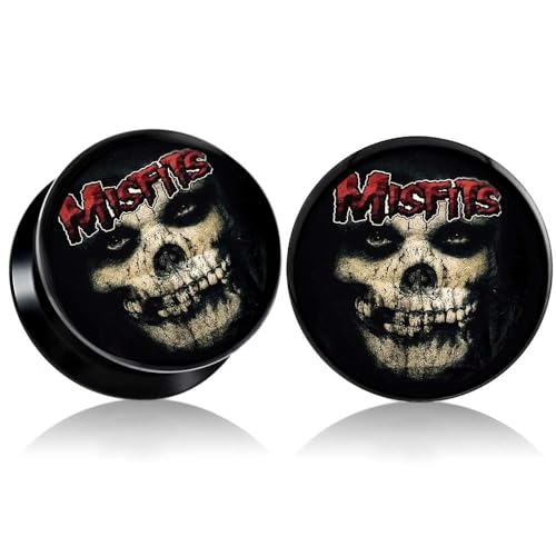 (1 Pair ONLY) Acrylic Flesh Tunnel Screw Fit Ear Gauge Earring Ear Piercing available size 2g (6mm) to 13/16" (30mm) Please Choose Size And Color - color: M04, size: 11/16" = 18mm