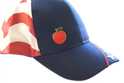 Novel Merk Fruit Lemon, Strawberry, or Orange Appreciation Lapel Pin, Hat Pin & Tie Tack Set with Clutch Back - style: 3-Apple