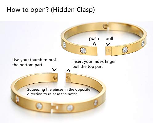 A D. ALLEN & DANMI. 18 K Gold Plated Love Bangle Bracelet Set Flexible Wide Wristband Bangle Bangle Set for Love - color: 2 Sets Rope Bangle
