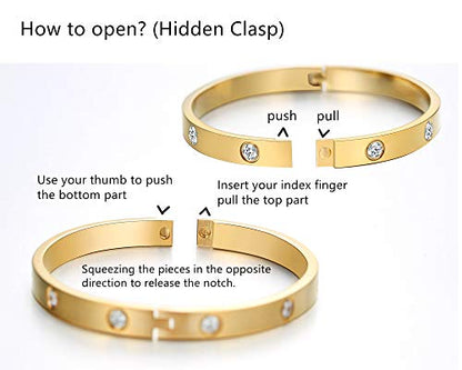 A D. ALLEN & DANMI. 18 K Gold Plated Love Bangle Bracelet Set Flexible Wide Wristband Bangle Bangle Set for Love - color: 2 Sets Rope Bangle