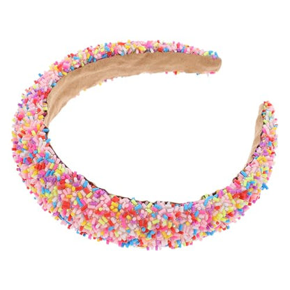 Women Headband Padded Wide Headband Face Care Accessory Hair Band Reusable Portable Comfortable Wide Edge Fashion Headwear for Daily Parties Weddings Jeweled Hairband for Women