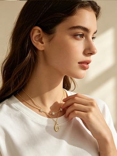 14K Gold A-Z Initial Lette Necklace Star Choker Women Necklace | Personalized Initial Jewelry, Meaningful Name Letter Gift for Women Wife Mom Friend, Perfect Present For Birthday/Anniversary - style: 14K Gold-G