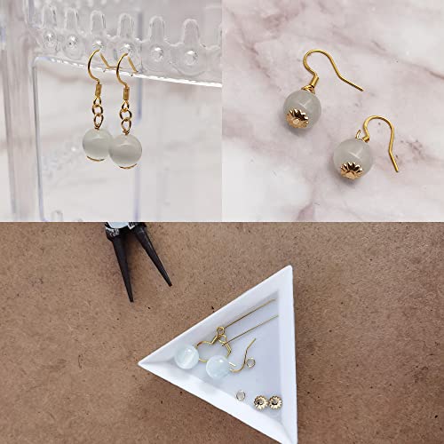 INSPIRELLE 120pcs Bead Caps Gold Plated Filigree Flower Cup Shape Bead | Long-Lasting for Jewelry Bracelet Necklace Making - color: 120x Bead Caps