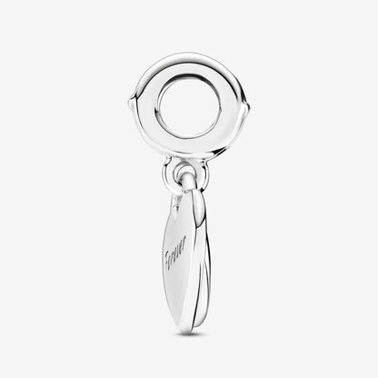 Charms for Bracelets and Necklaces Statue of Liberty CHARM and Family Clasp Safety Chain Charm Beads Charms Jewelry for Women - color: Double Heart Split