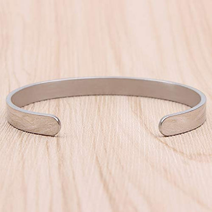 Btysun Bracelets for Women Mothers Day Bracelet Gifts from Daughter Inspirational Gifts for Women Graduation Gifts for Her Motivational Birthday Cuff Bangle Friendship Personalized Mantra Jewelry… - style: A Wise Woman Once Said “.. this ..."and She Lived