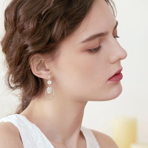 Beebeecraft 1 Box 100Pcs Ball Stud Earring Findings 925 Sterling Silver Plated 304 Stainless Steel Silver Round Post with Loop for Dangle Earring Jewelry Making DIY - color: Silver, size: 4mm Ball