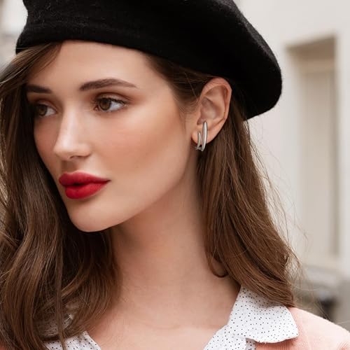 Claw Earrings 14K Gold Plated Cuff Earrings Hypoallergenic Wrap Ear Cuffs Earrings Half Hoop Stud Earrings Jewelry Gifts - color: Claw2