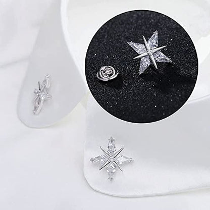 JANYUN 120 Pairs Butterfly Clutch Tie Tacks Pin Back Safty Secure Locking | Silver Gold,Holder Clasp Lock Backings,Replacement with 8mm Length 4mm Width Blank Pin for Brooch Lapel Enamel Craft Making - color: Silver Gold, size: 4mm