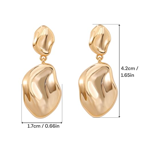 Fringe Dangling Tassel Earrings for Women, Handcrafted Chandelier Long Bohemian Beaded Cubic Zirconia Crystal Imitation Pearls Inlay Statement Boho Chain Hook Earrings for Wedding Party - color: Gold