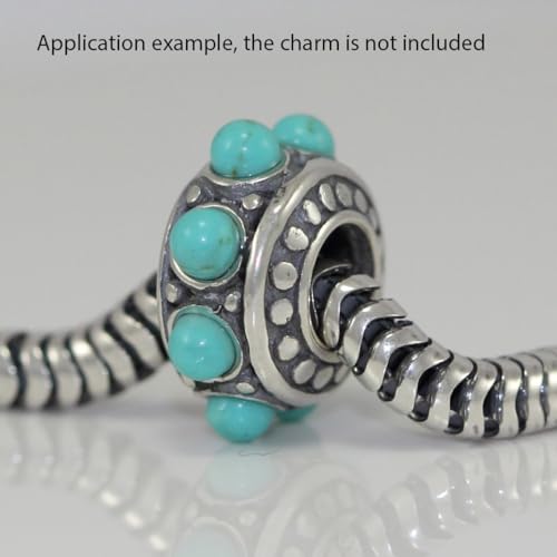 10pcs 8 inch Snake Chain Bracelet 3mm Sterling Silver plated Brass Compatible with European Pandora Beads Bracelet Necklace Jewelry Making CF177-3 - color: Silver, size: 8 inch - 10pcs