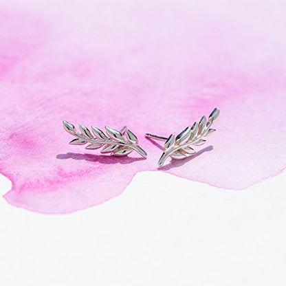 Boma Jewelry Sterling Silver Branch Ear Crawler Earrings