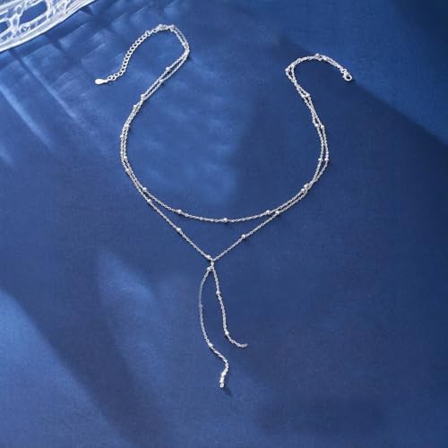 Otxas Lariat Necklace for Women Long Y Shaped Necklaces for Women Drop Necklace Y Shaped Jewelry - color: Style 1