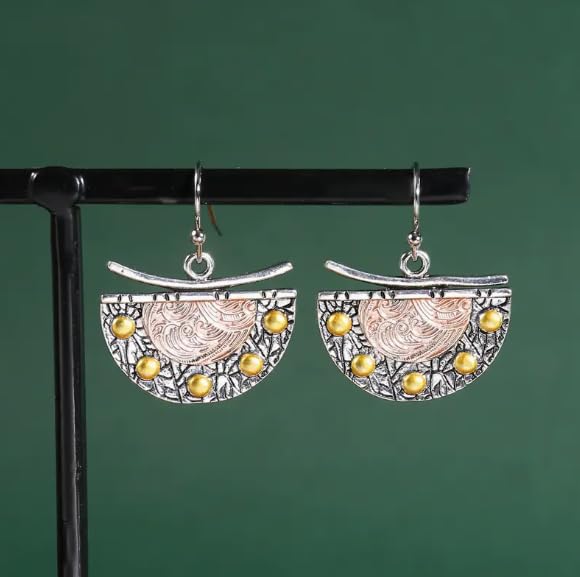Retro Exaggerated Drop Earrings Personality Vintage Carved Dangle Earrings Daily Accessories Party Valentine's Day Jewelry Gifts for Women - style: Retro Style 4