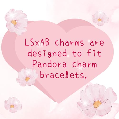 Women Charm for Bracelets Love Heart Dangle Silver Clear CZ Beads Birthstone Bracelet Charms for Daughter Women Wife, Blue Pink Clear - style: JULY