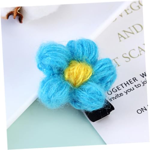 12pcs Flower Hair Clips Bobby Pins for Mixed Colors Birthday Headwear Hair Accessories Set Random Color