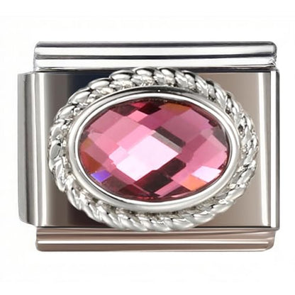 Birthstone Charms for Italian Charm Bracelet, 9mm, Birthday Gift - color: July