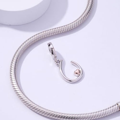 Letter Charms for Pandora Bracelets 925 Sterling Silver Alphabet Initial Charms Bead Jewelry Gift for Women - style: Initial U