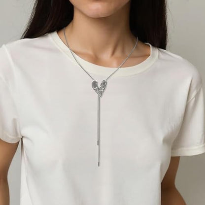 Irregular Heart Necklace for Women Y2k Pink Zircon Pearl Diamond Women's Fashion Pendant Hot Fashion Pink Jewelry for Women - color: Style25