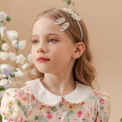 Beaupretty 20Pcs Transparent Mini Alligator Hair Clips for Duckbill Barrettes Firm Hold Snap Hairpins for Kids Girls Boys School Parties Everyday Wear