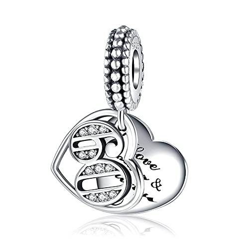 Charms for Bracelets and Necklaces Statue of Liberty CHARM and Family Clasp Safety Chain Charm Beads Charms Jewelry for Women - color: Number60