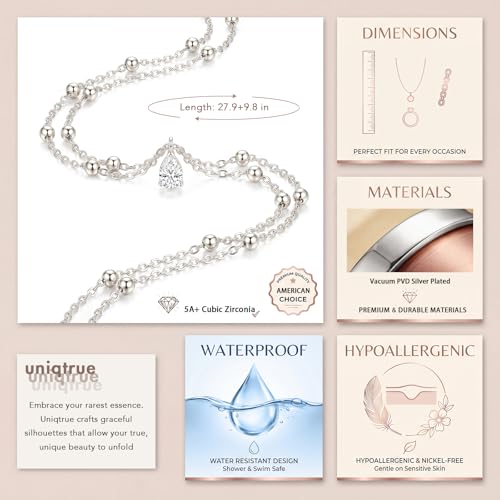Layered Waist Chain for Women Waterproof, 14K Gold/Silver Plated Belly Chain Belt Waist Beads Chain Herringbone Snake Satellite Body Chain Beach Summer Fashion Jewelry Gift - style: Style 4-Silver