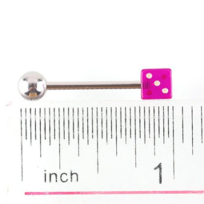 Skylarking 110 PCS Body Jewelry Piercing Eyebrow Navel Belly Tongue Lip Bar Ring 22 Styles