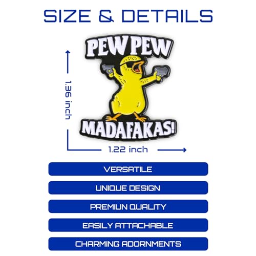 Enamel Pins, Cute Pins for Backpacks, Hat Pins, Novelty Brooch Pins, Backpack Pins, Lapel Pins for Men, Women, Girls, Boys. For Lanyard, Bags, Hats, Caps, Clothing - color: Madafakas