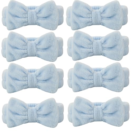 Bridesmaid Scrunchies Proposal Gifts Bachelorette Hair Claws Clips women heart sunglasses for Wedding Party Favors (Dusty Blue headband 48pcs) - color: Dusty Blue Headband 48pcs