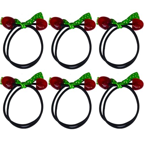 6PCS Elastic Hair Ties, Baby Elastic Hair Bands Set, Hair Accessories for Girls, Bands for Hair with Hair Clips - color: color3