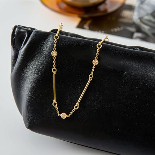 Unisex Celestial Gold Pendant Necklaces, Sun/Moon/Star/Angle Celestial Elements Unisex Choker Gold Lover Chains for Men and Women Jewelry - color: Layer - Gold Chain #3