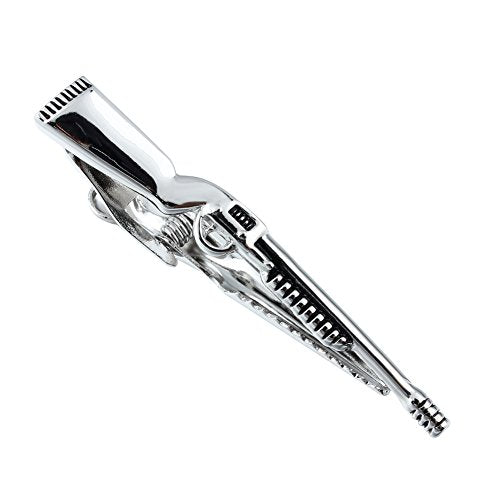 HAWSON 2 inch/ 2.2 inch Tie Clip for Men, Novelty Tie Bar Clip for Men and Boys, Interesting Tie Clip for Party - color: Gun