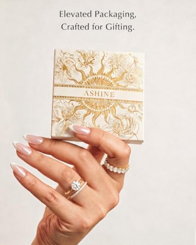 ASHINE 14K Gold Plated 925 Sterling Silver Post Pave Cubic Zirconia Hoop Cuff Huggie Earrings Jewelry for Women Girls - color: Rose Gold