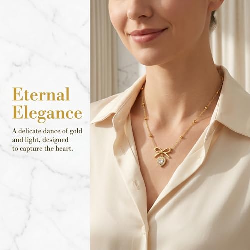 Heart Pendant 18k Gold Plated Necklac, Moissanite Necklace, Necklaces for Women, Gifts for Women Mom Wife Sister, Holiday Gift, Jewelry Gift for Anniversary,Girlfriend Birthday, Jewelry for Wife from Husband.