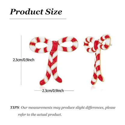 Bow Earrings Red Earrings for Women Dangle Cute Earrings Red Stuff Jewelry Outfits Accessories Gifts for Girls - color: A7:candy bow earrings