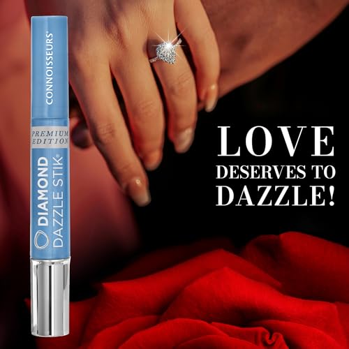 CONNOISSEURS Diamond Dazzle Stik - Portable Diamond Cleaner for Rings and Other Jewelry - Bring Out The Sparkle in Your Diamonds and Precious Stones - style: Premium